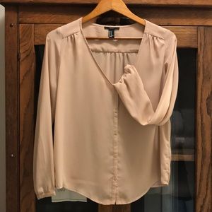 Beautiful dark cream/tan blouse from Forever 21